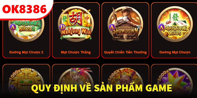 Quy định về sản phẩm game